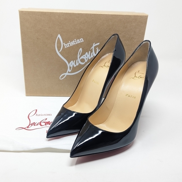 NIB Christian Louboutin Authentic Pigalle Follies 100 Black Size EU 41 - Picture 1 of 11